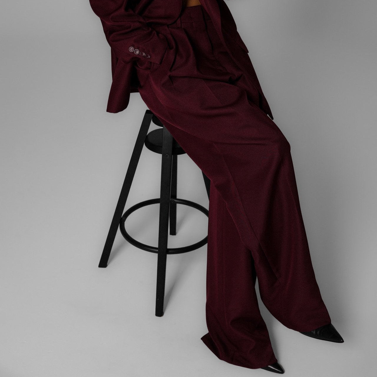 The Oversized Burgundy Trousers