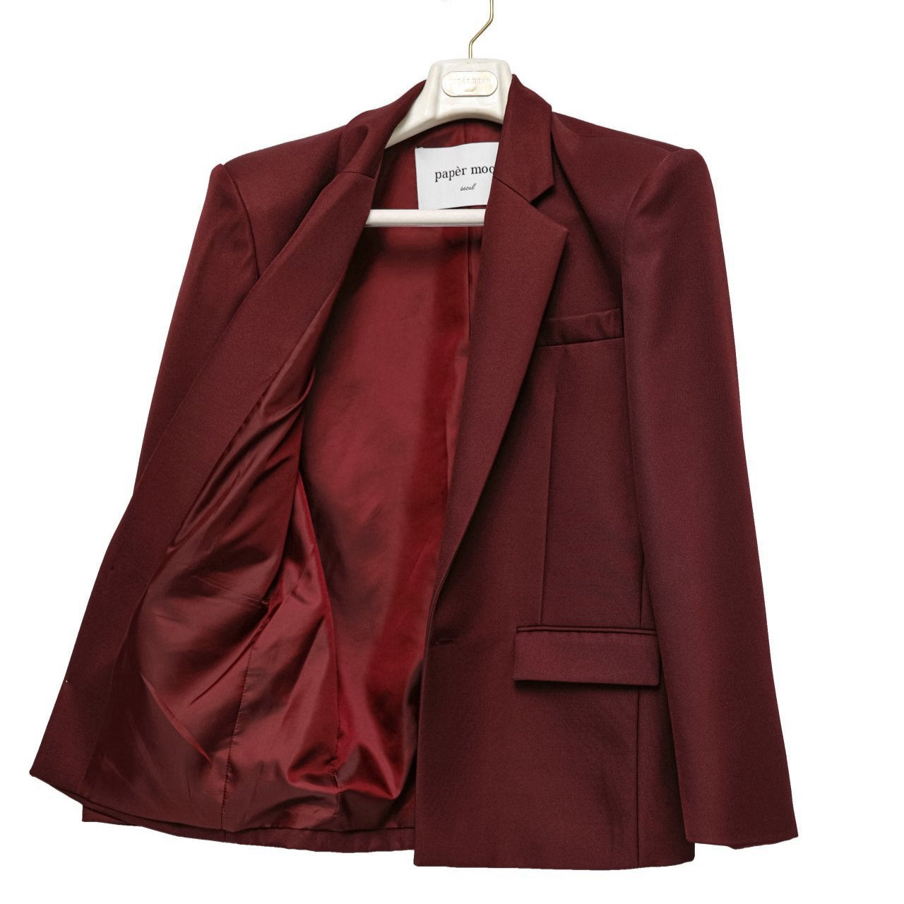 The Ultimate Oversized Burgundy Blazer