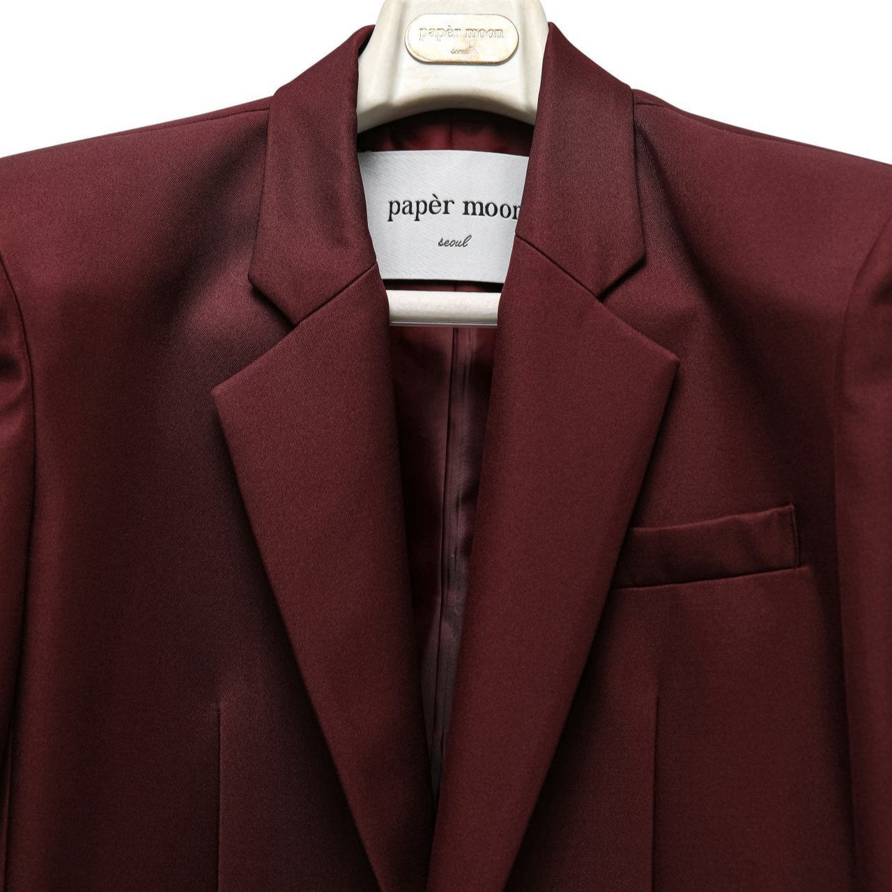 The Ultimate Oversized Burgundy Blazer