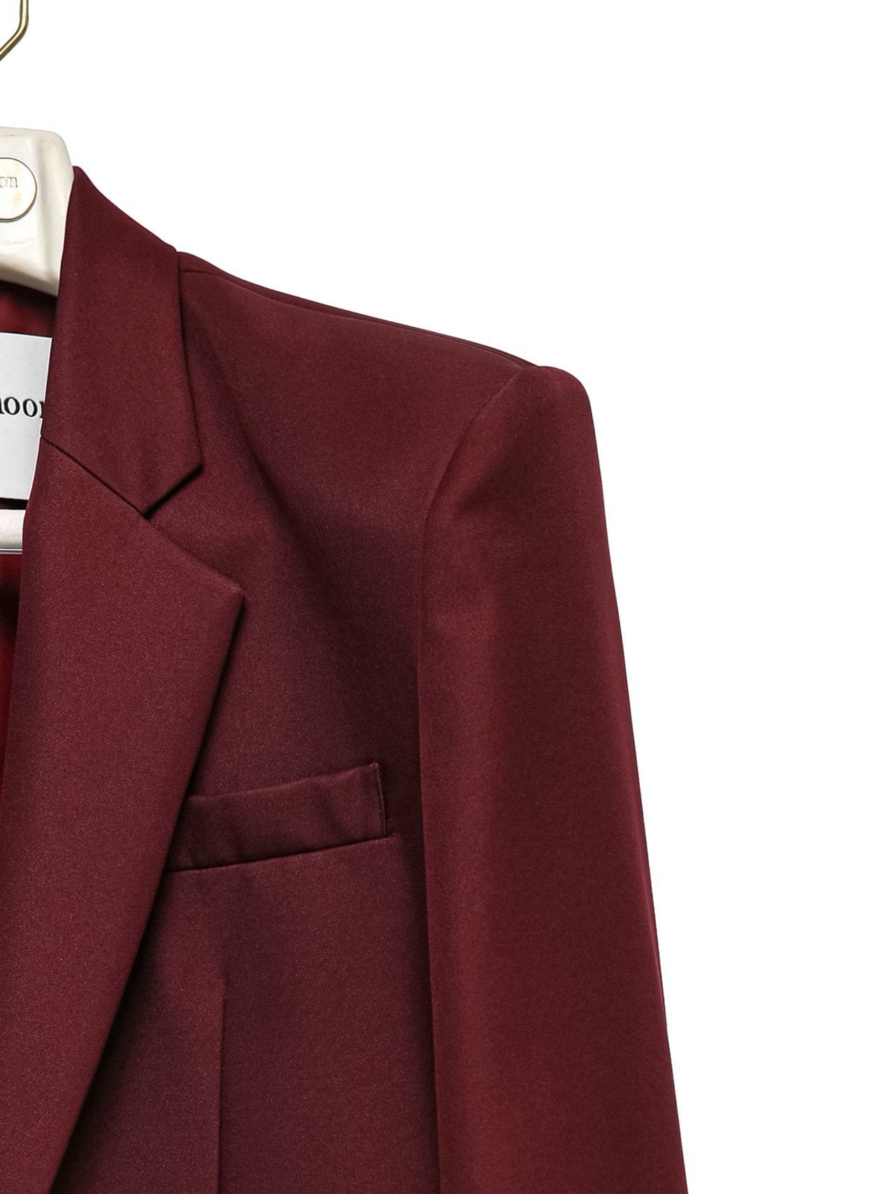 The Ultimate Oversized Burgundy Blazer