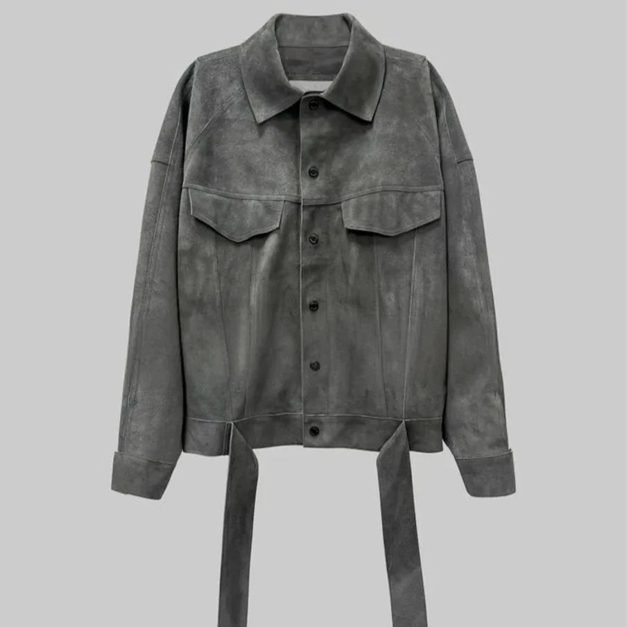 Suede Utility Jacket