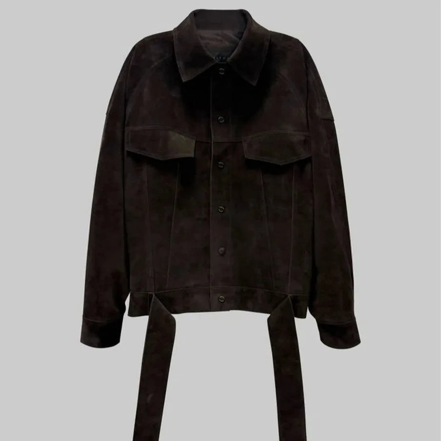 Suede Utility Jacket