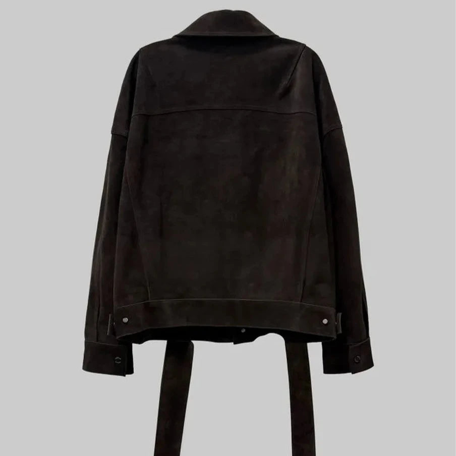 Suede Utility Jacket