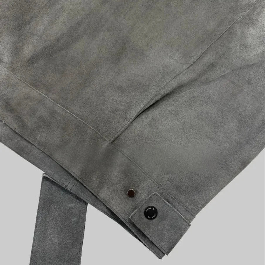 Suede Utility Jacket