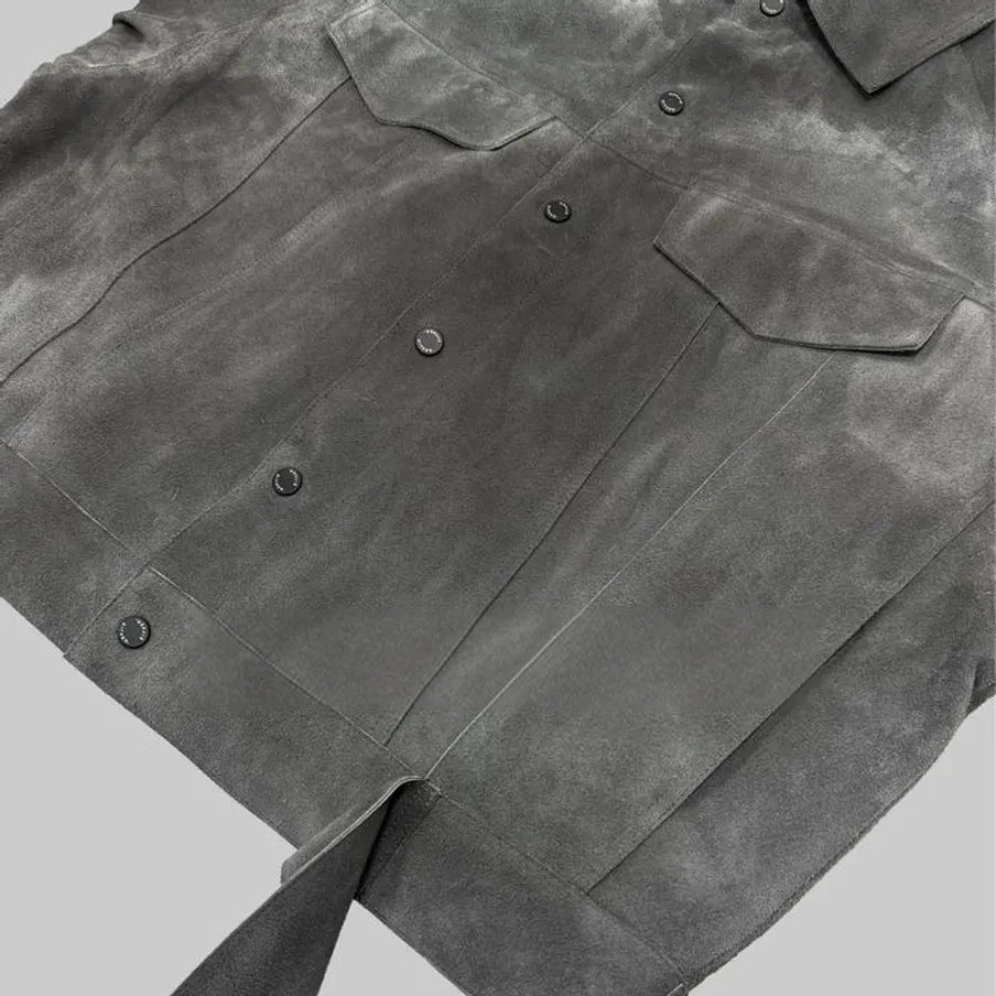 Suede Utility Jacket