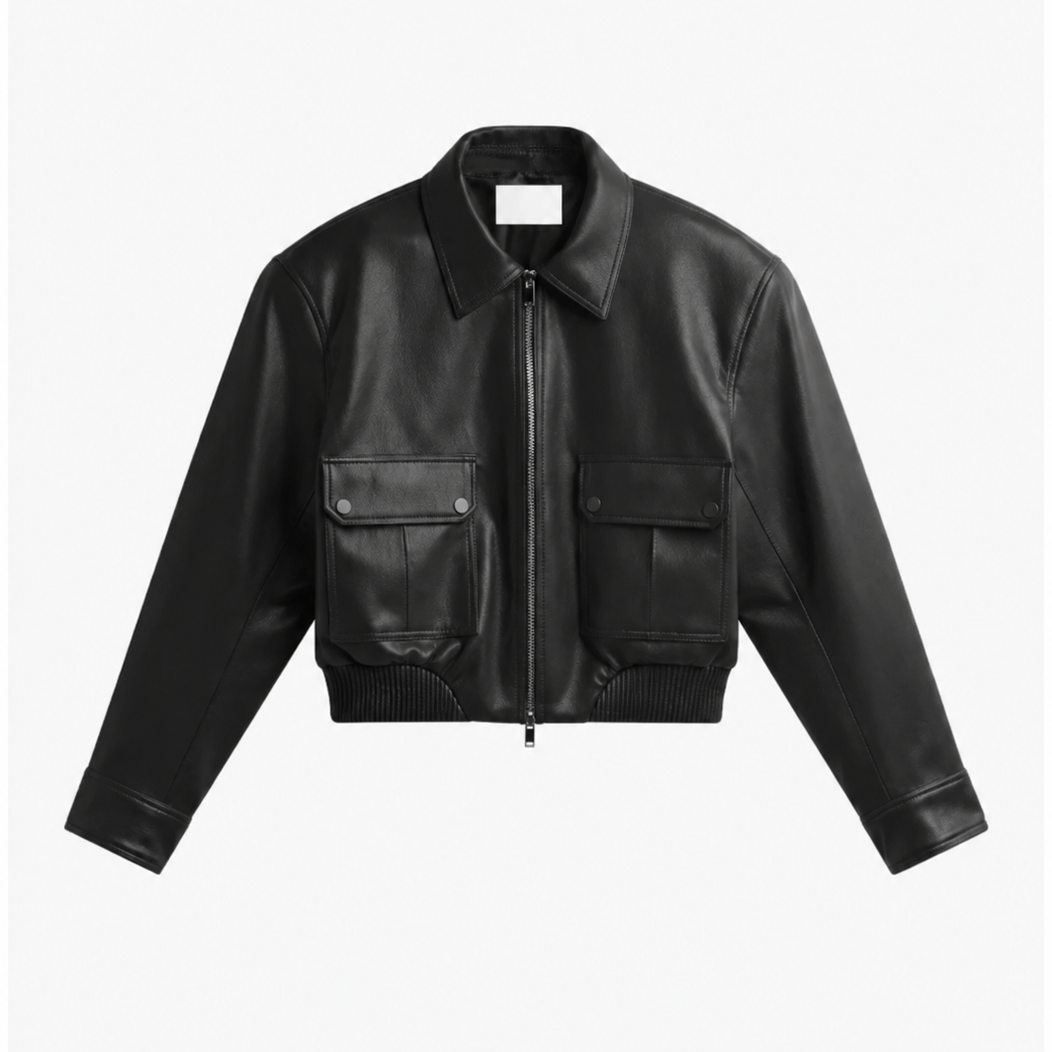 The Off-Duty Faux Leather Jacket
