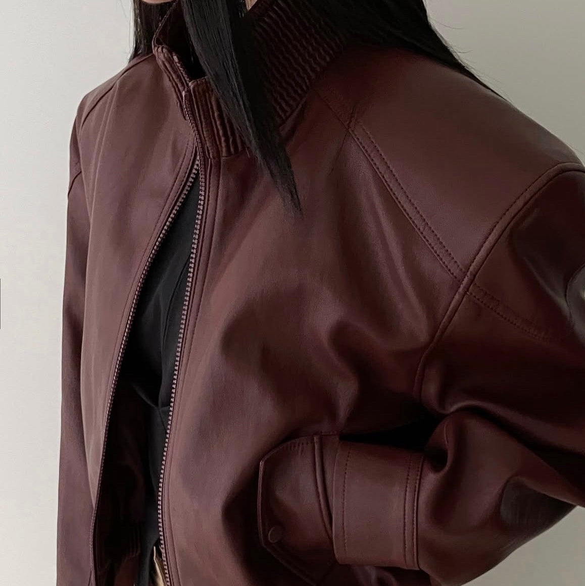 The After Hours Faux Leather Jacket