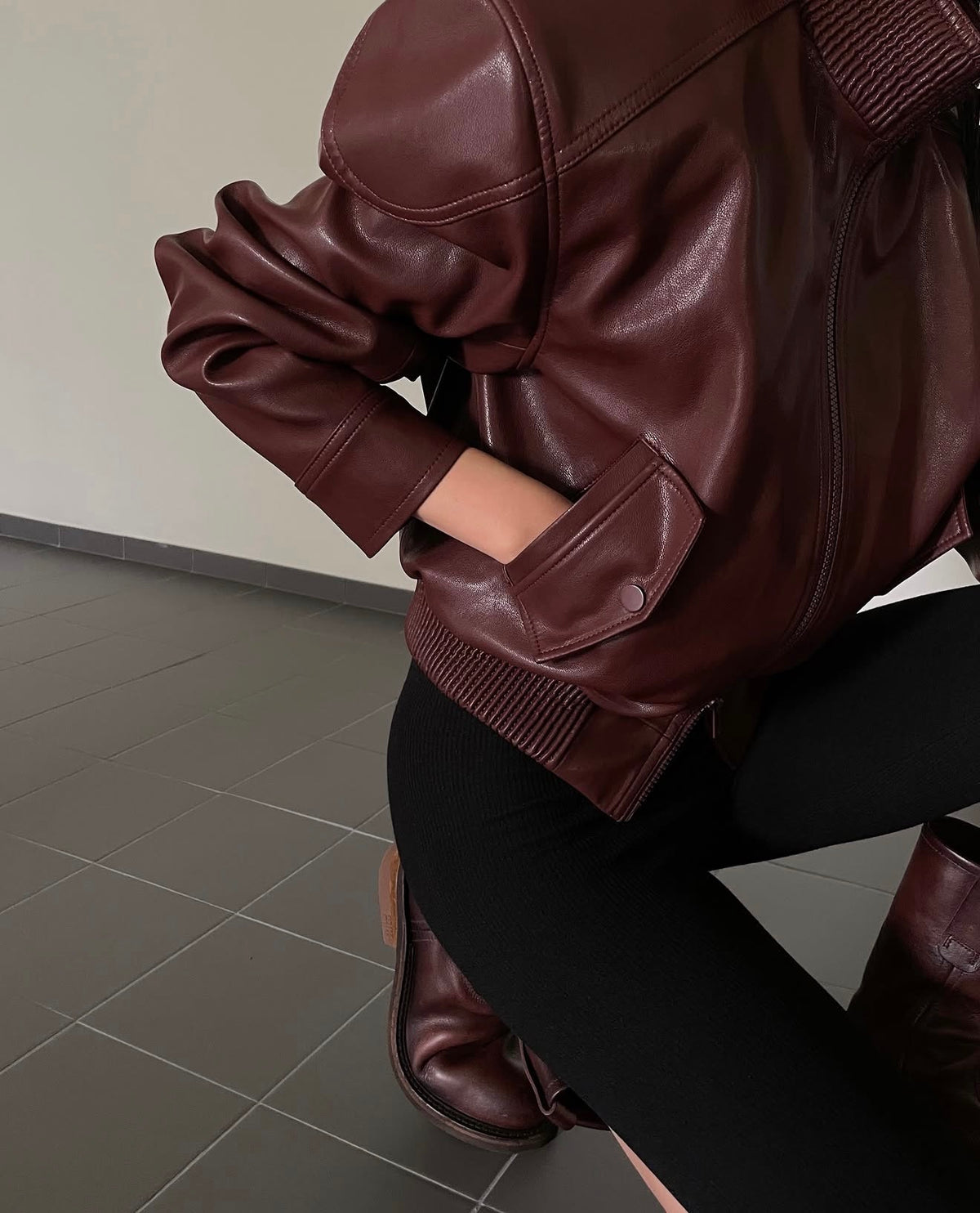 The After Hours Faux Leather Jacket