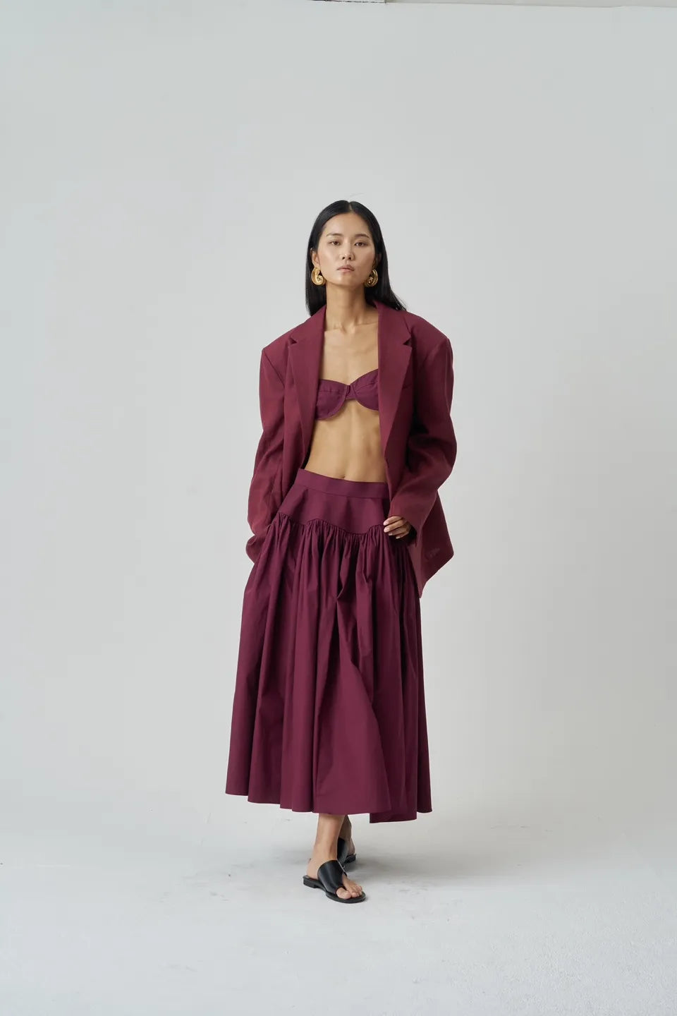 The Burgundy Dream Skirt