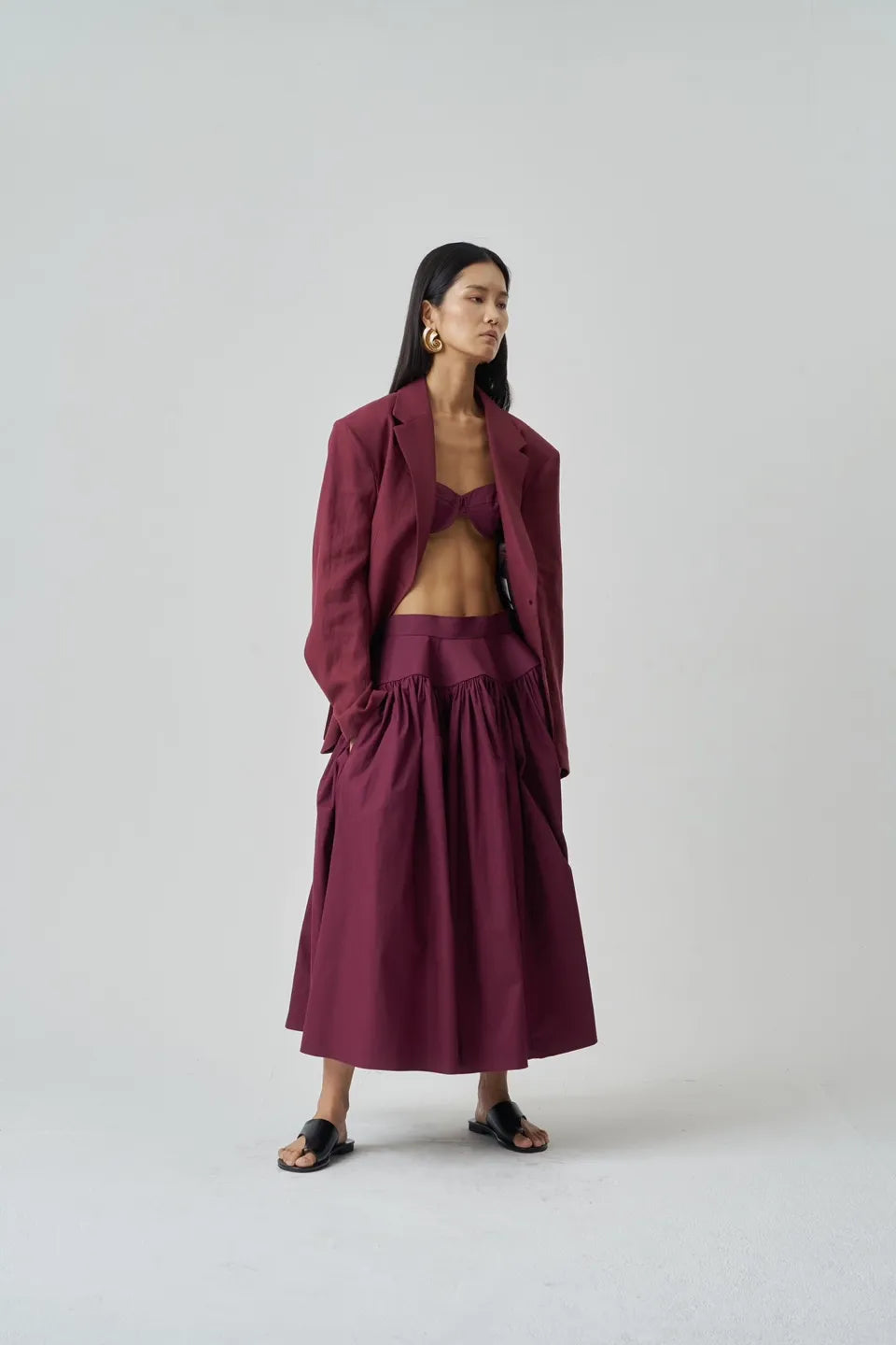 The Burgundy Dream Skirt
