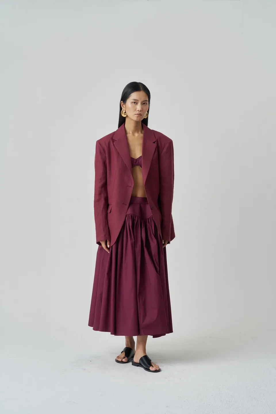The Burgundy Dream Skirt