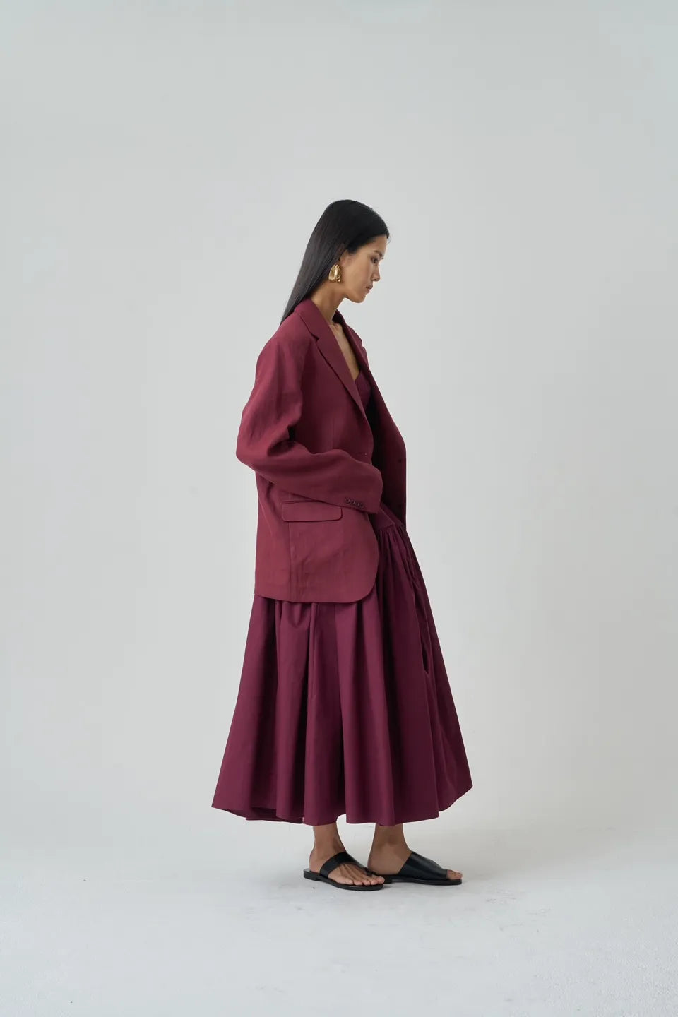 The Burgundy Dream Skirt