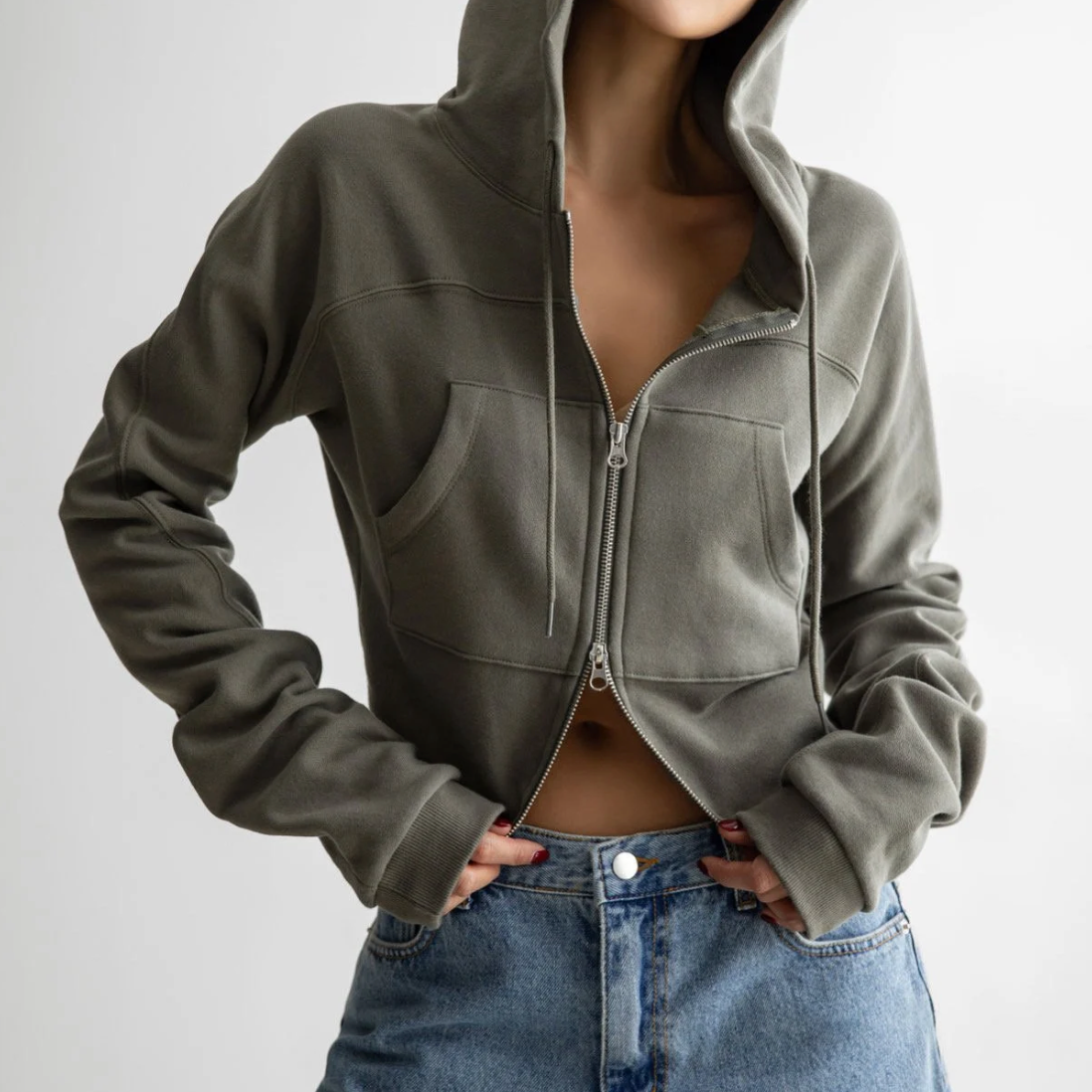 Sudadera delgada con capucha