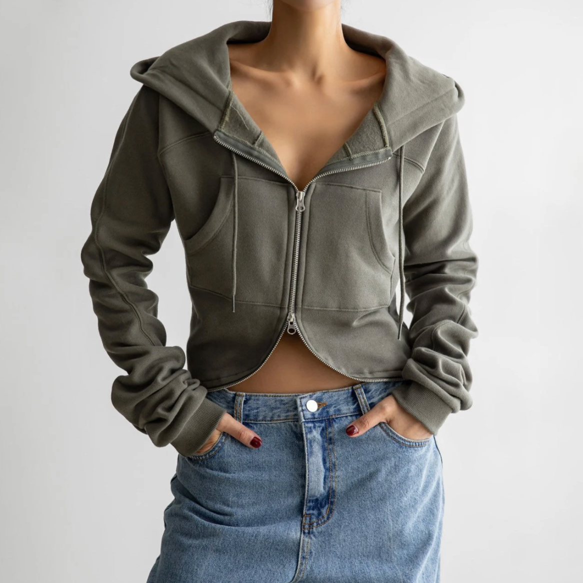 Sudadera delgada con capucha