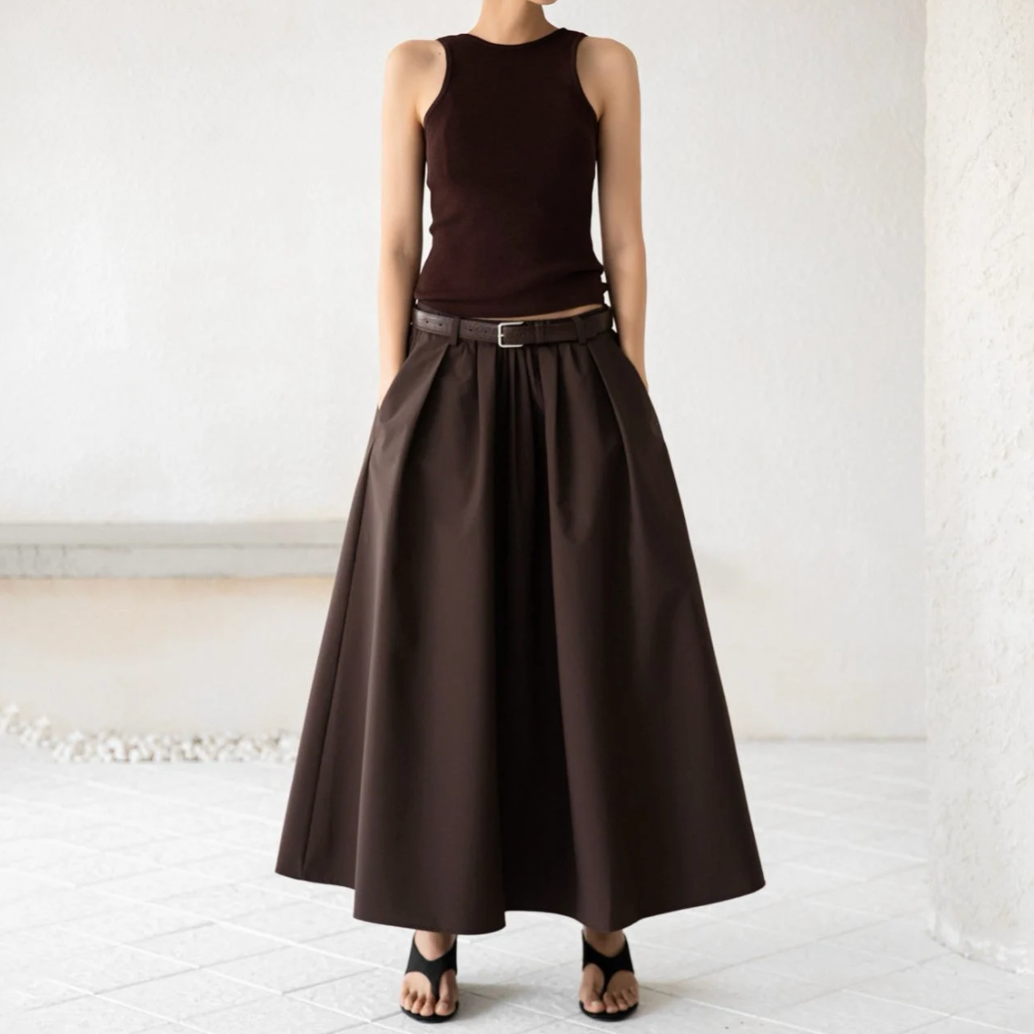 The A-Line Maxi Skirt