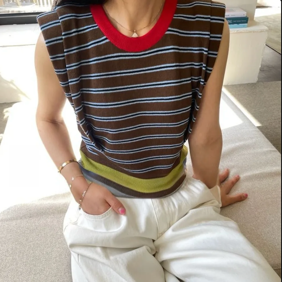 The Padded Sleeveless Top