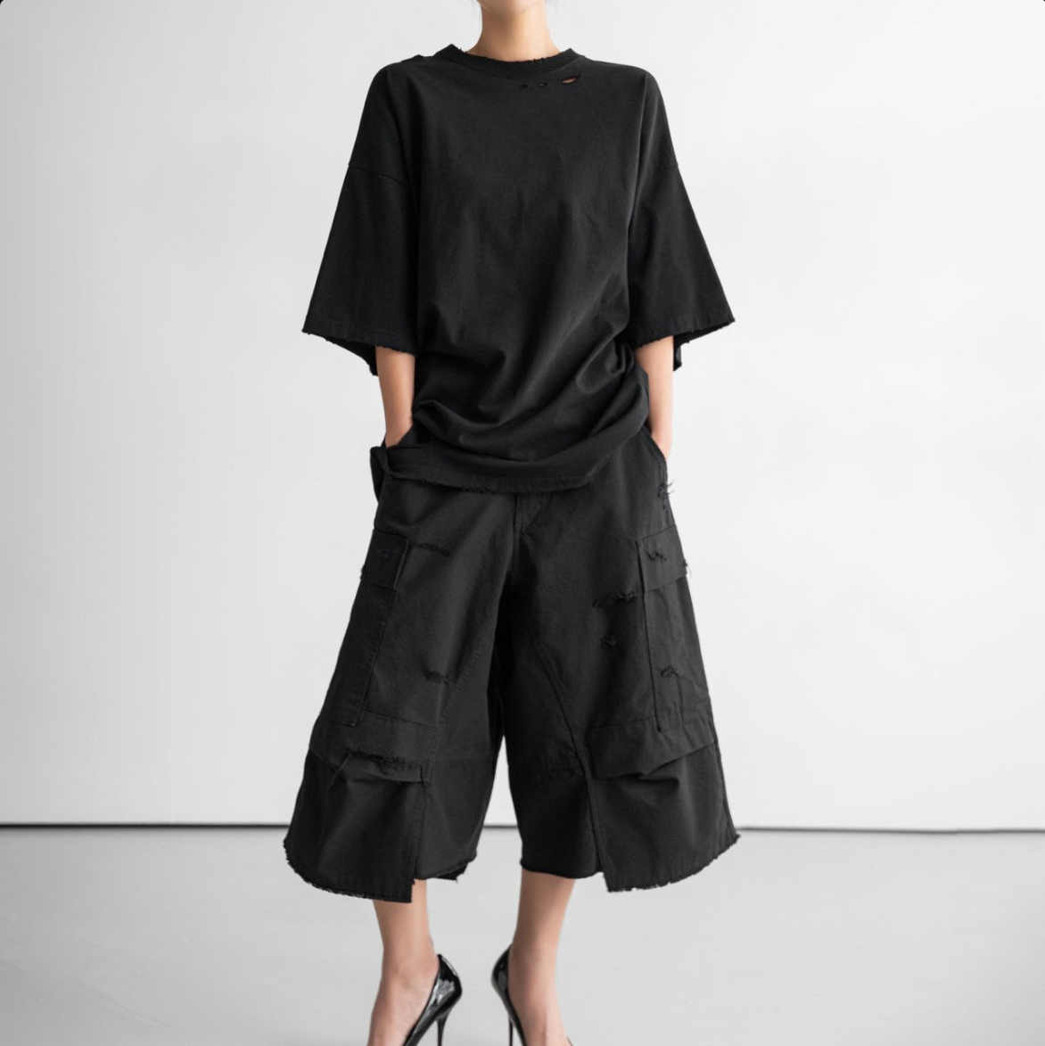 Vintage Cut-off Bermuda Pants