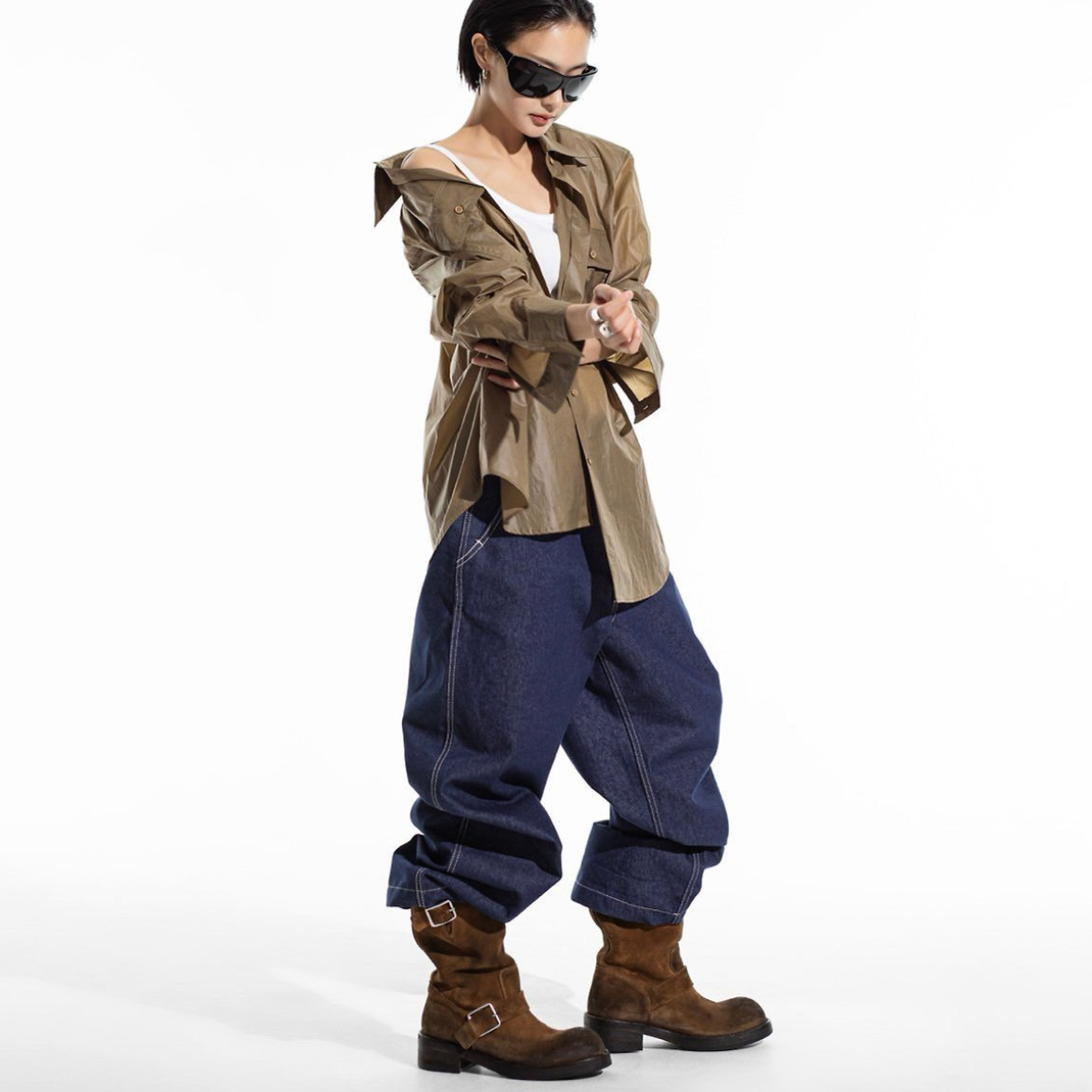 Nylon Utility Pocket Shirt
