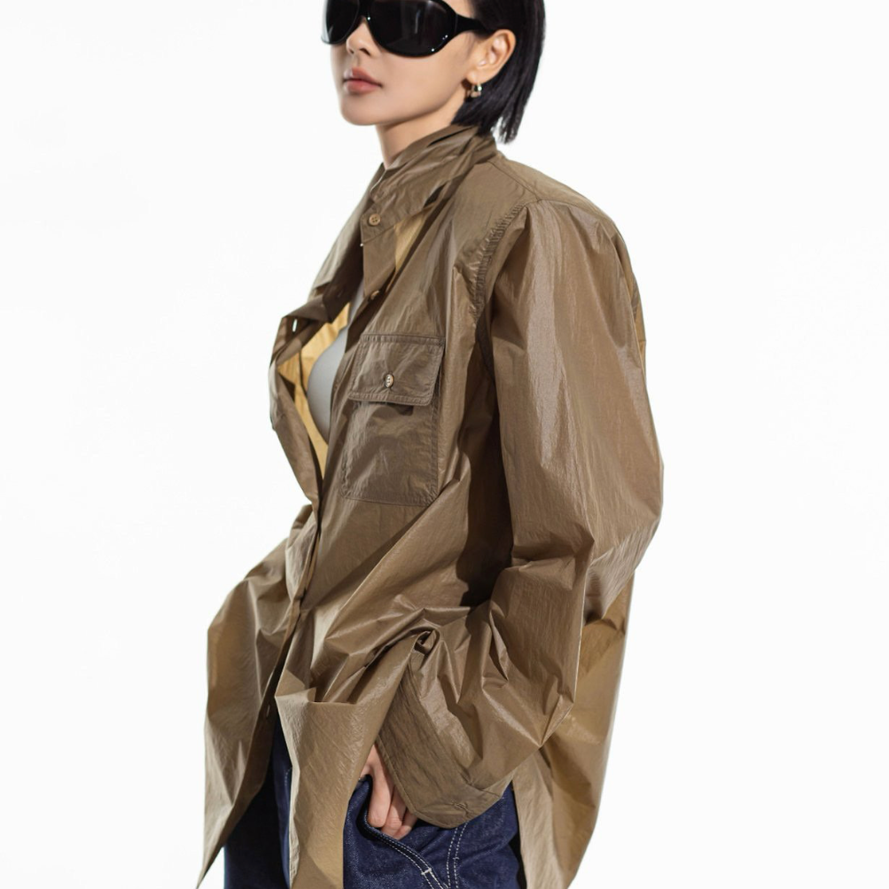 Nylon Utility Pocket Shirt