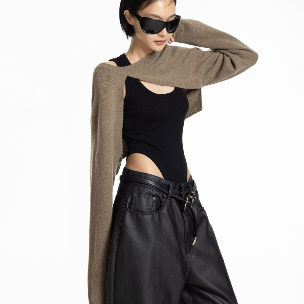 Sculpted Knit Bolero
