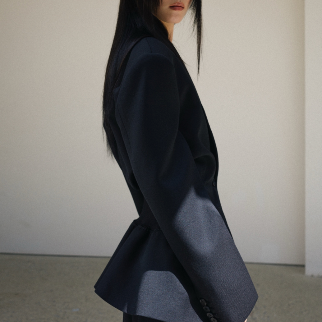 Sculpted Tailored Blazer