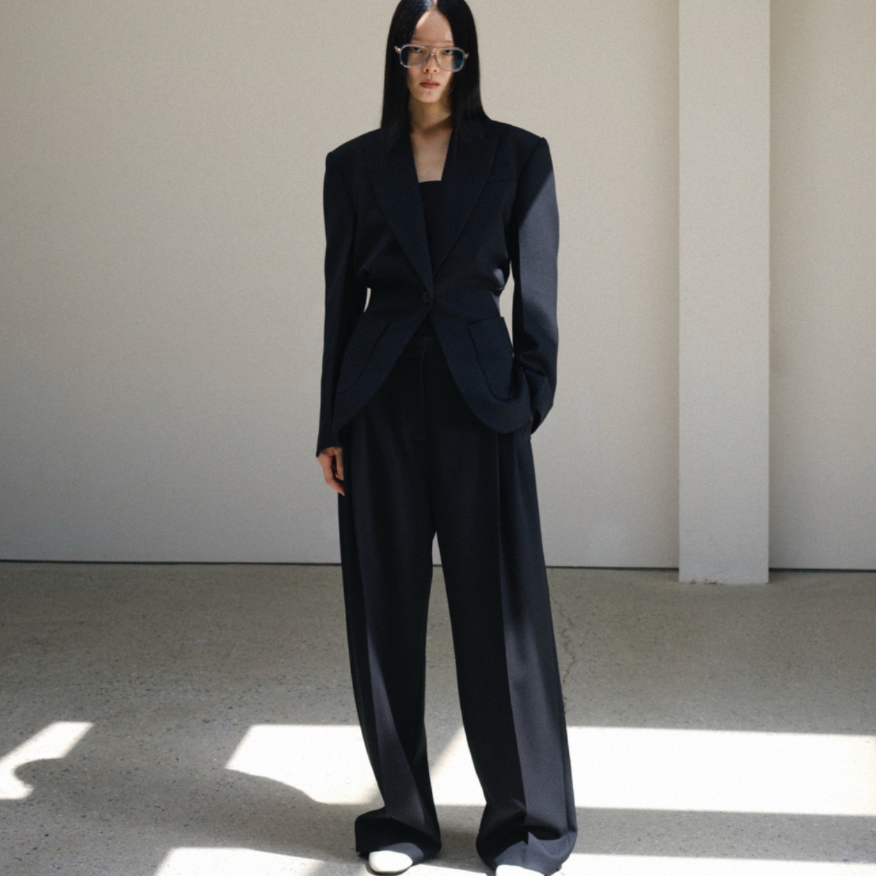 Sculpted Tailored Blazer