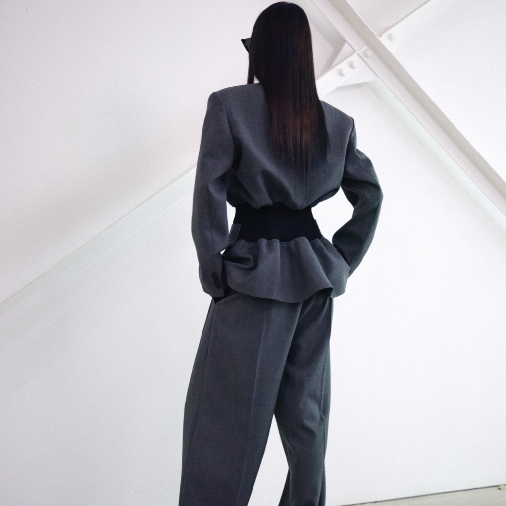Sculpted Tailored Blazer