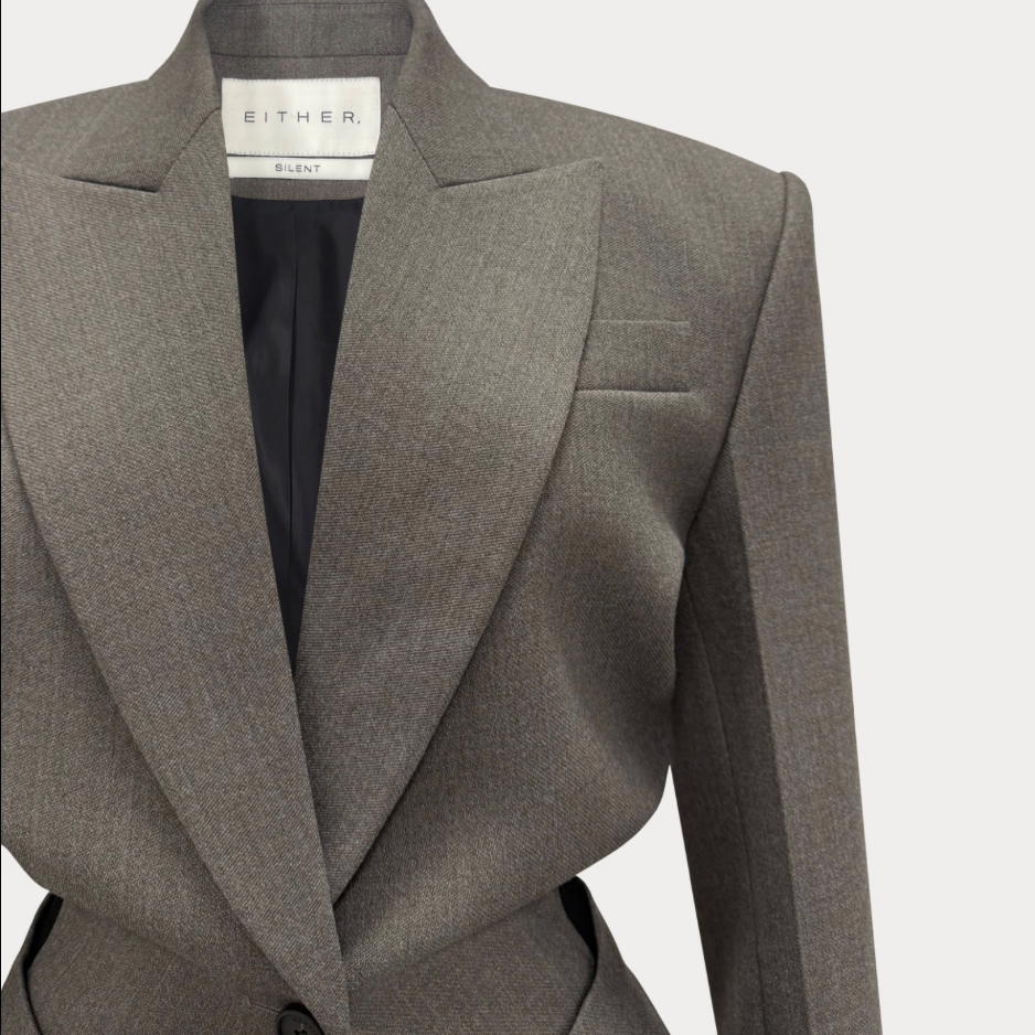 Sculpted Tailored Blazer