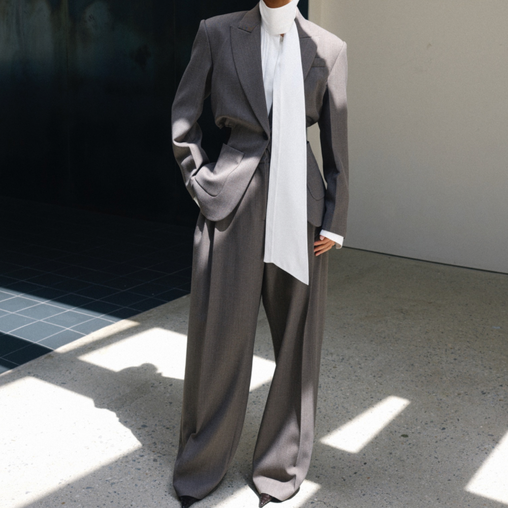 Double Pleated Trousers