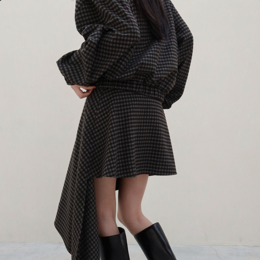 The Offbeat Check Wool Jacket