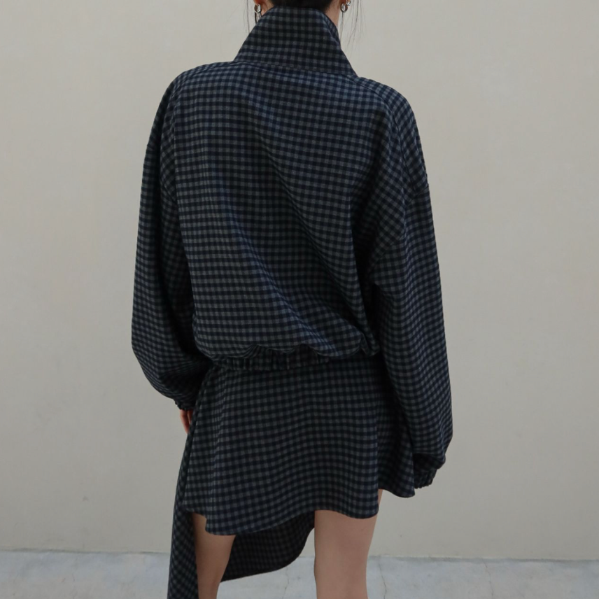 The Offbeat Check Wool Jacket