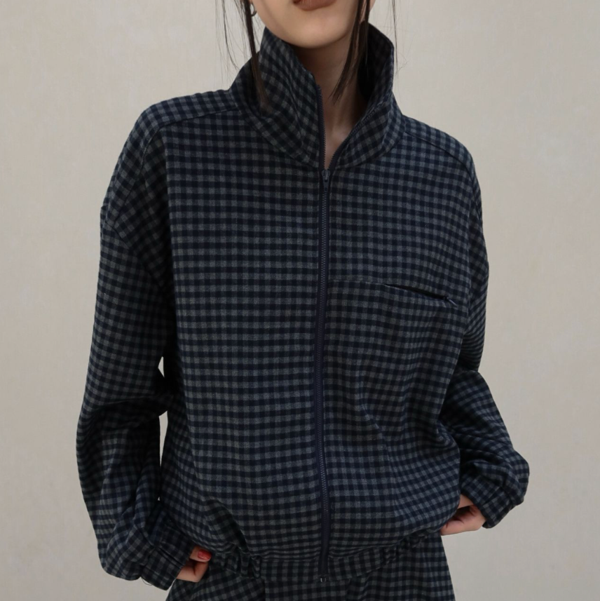 The Offbeat Check Wool Jacket