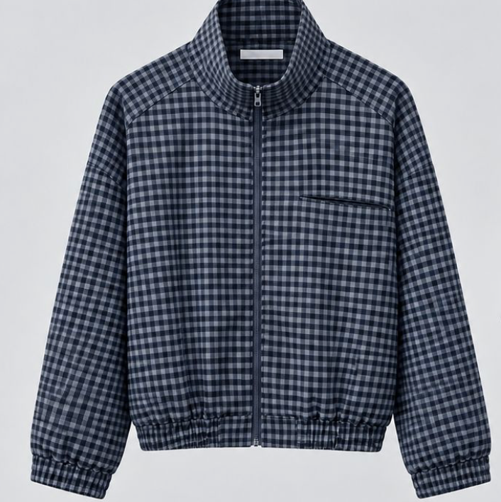 The Offbeat Check Wool Jacket