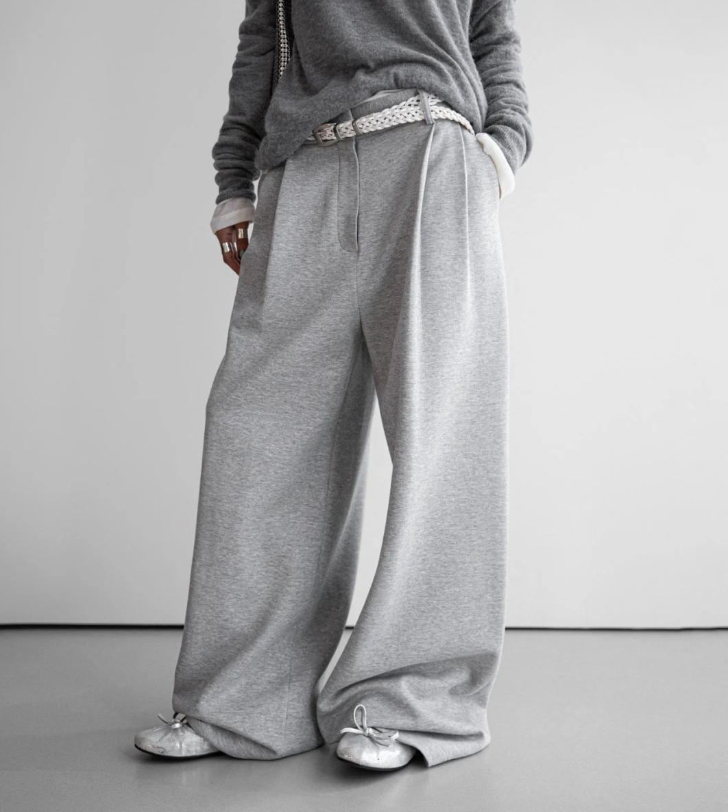 The Ease Pin-Tuck Sweat Trousers