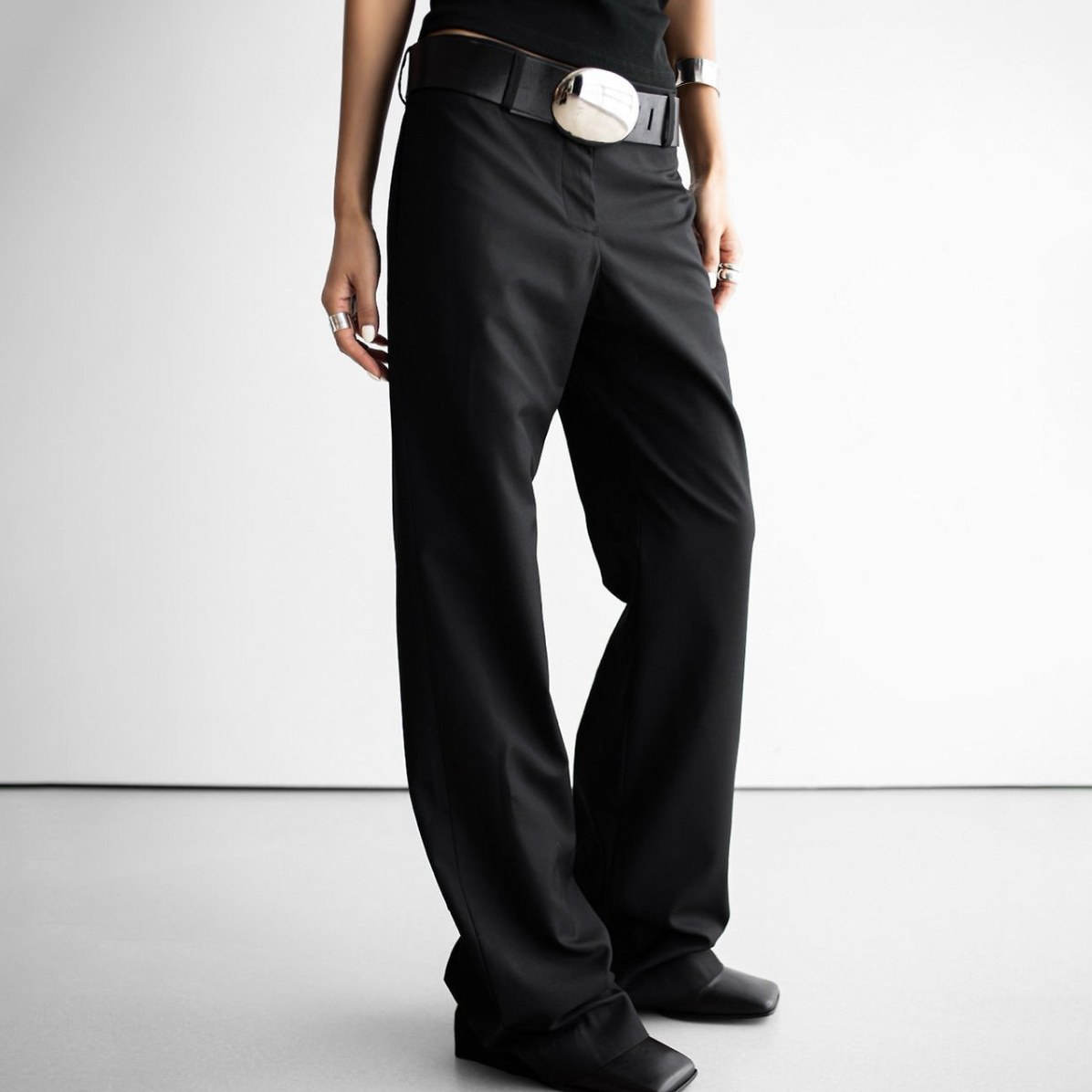 The Classic Low-Rise Bootcut Trousers