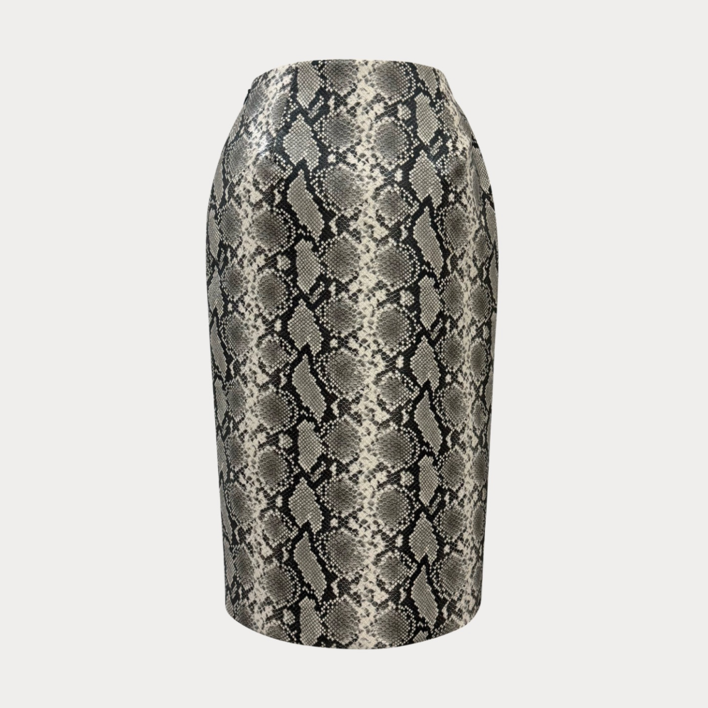 The Viper Faux Leather Skirt
