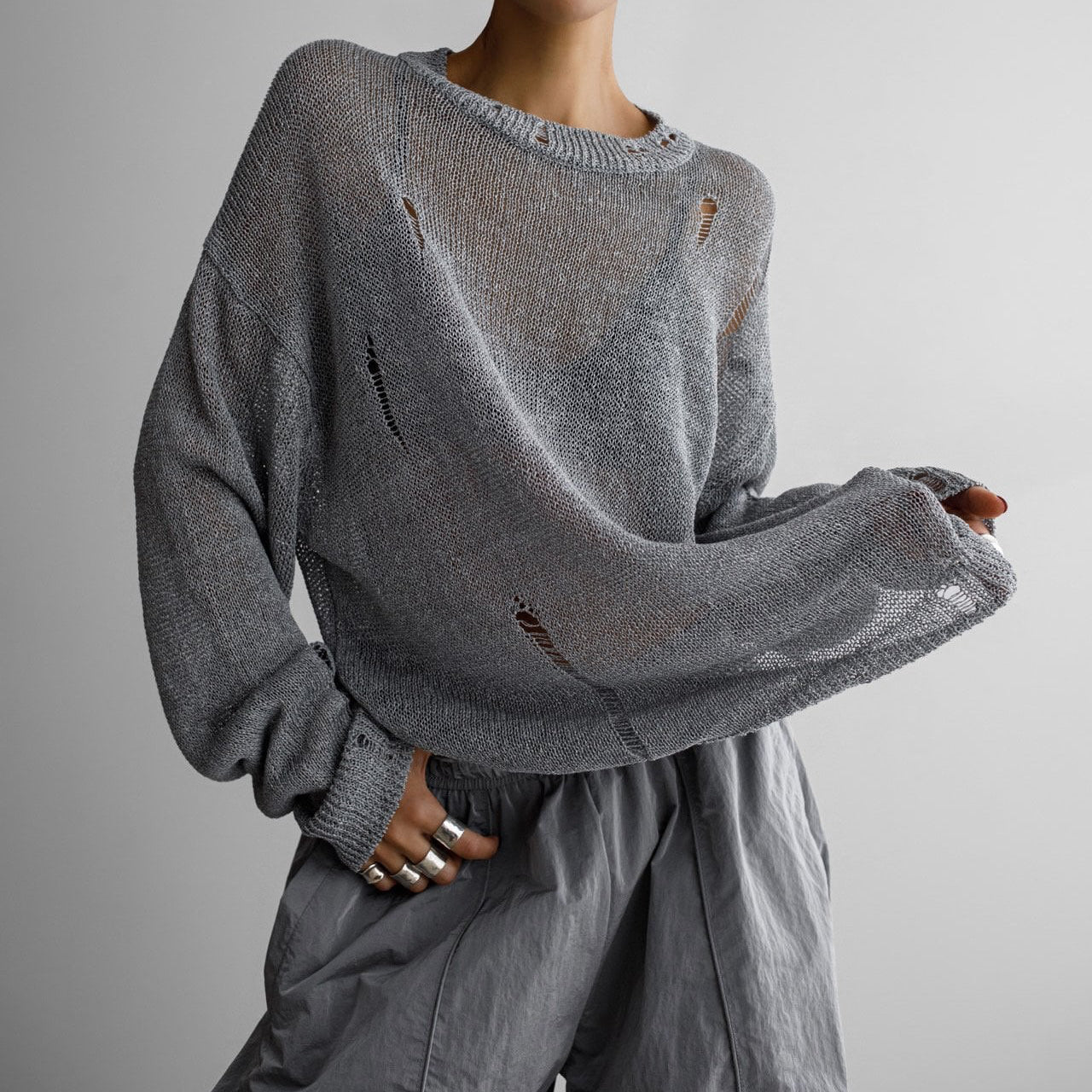 Sheer Linen Knit