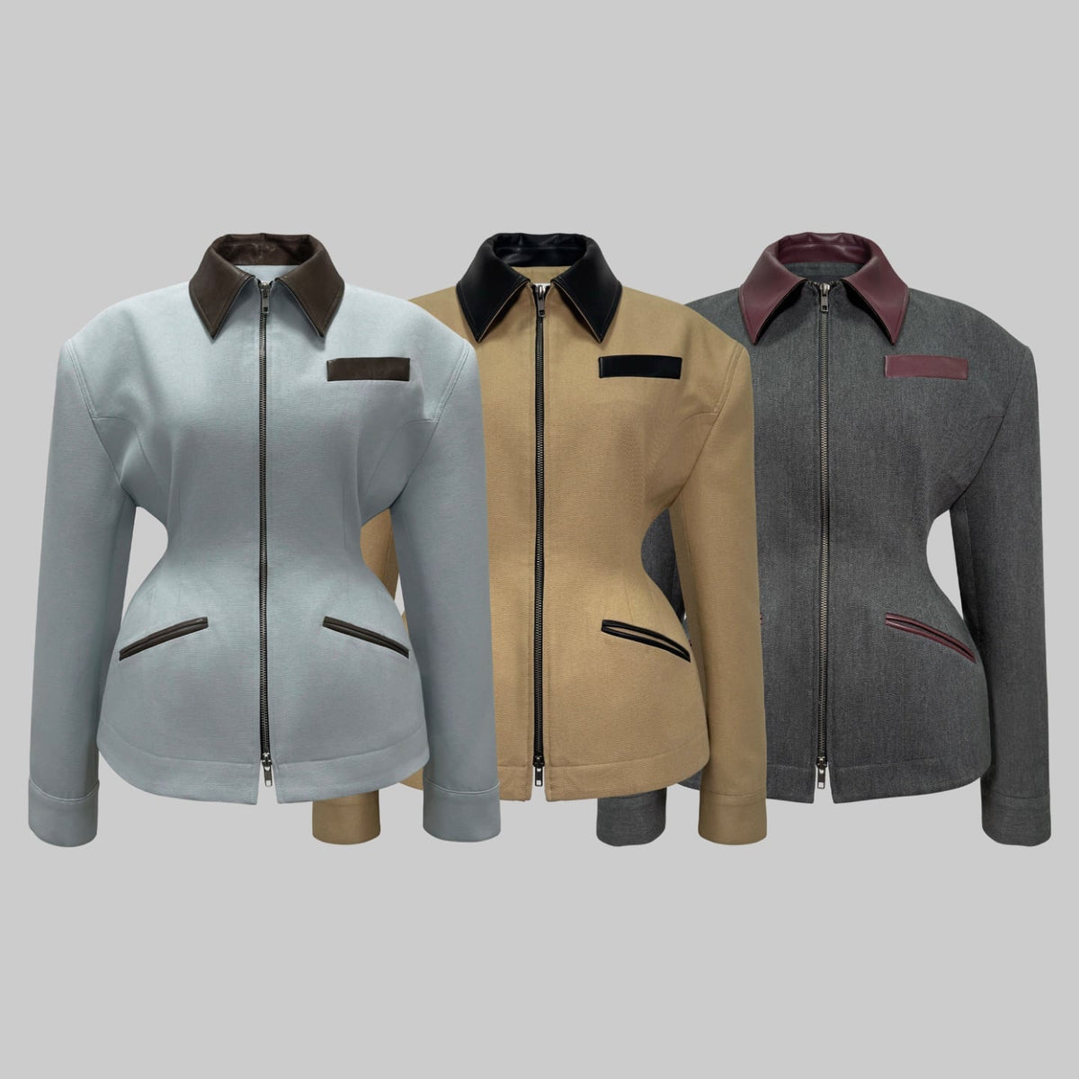 Sculpted Canvas Jacket