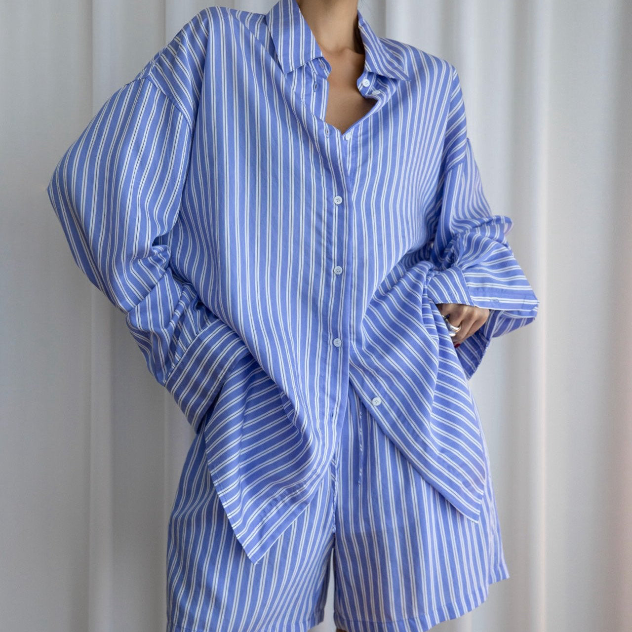 Stripe Lounge Shirt