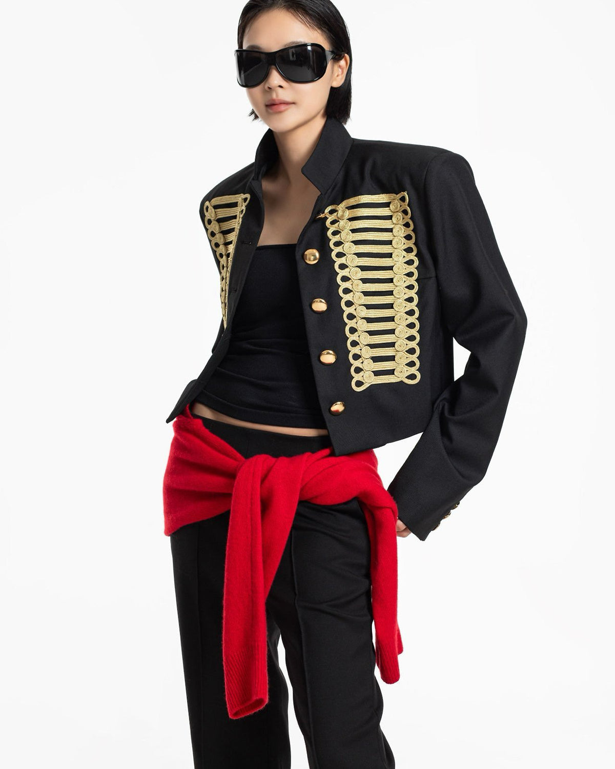 Braided Military Jacket