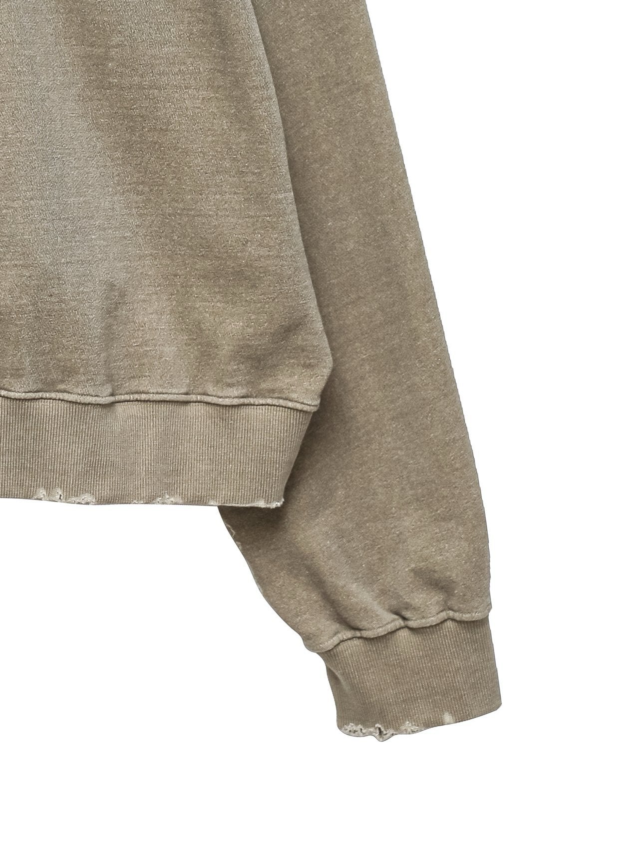 Oversized Cutted Detail Sweatshirt