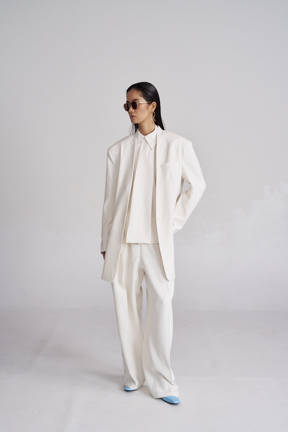 Pleated Linen Trousers