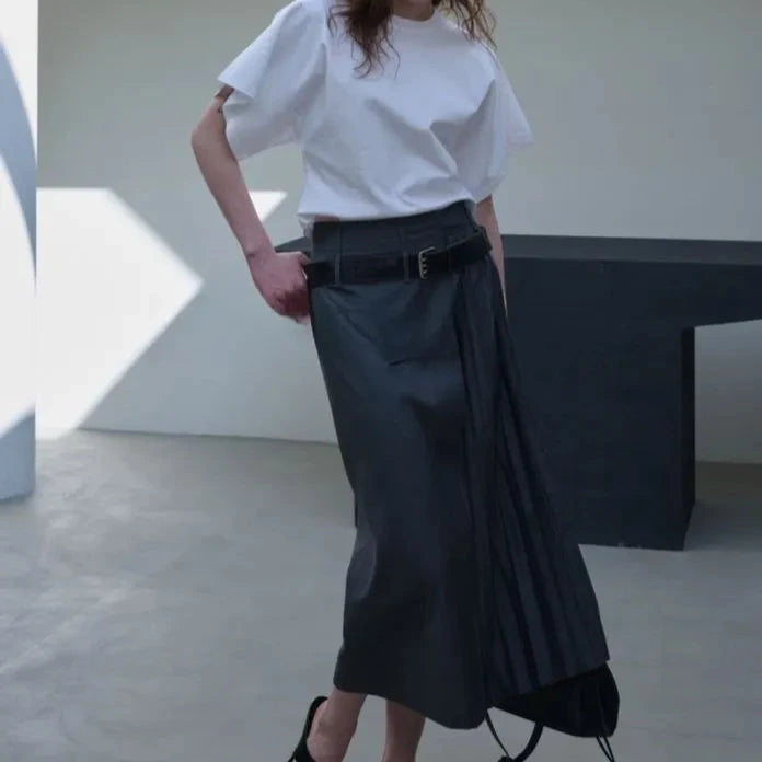 The Half Pleated Skirt