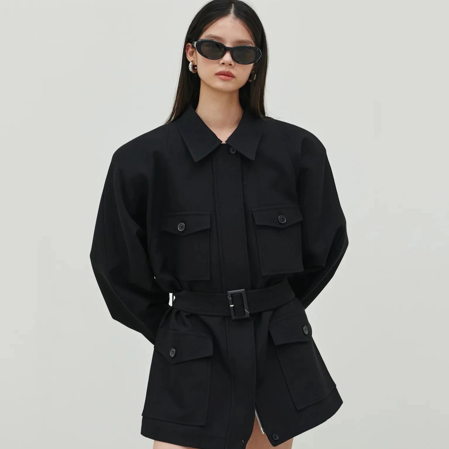 Black Power Trench Coat