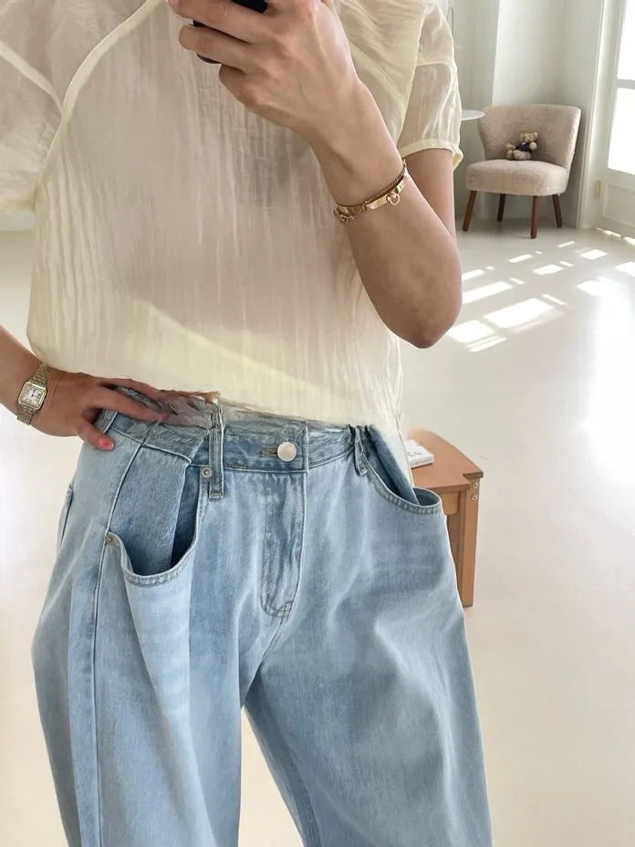 The Double Button Jeans