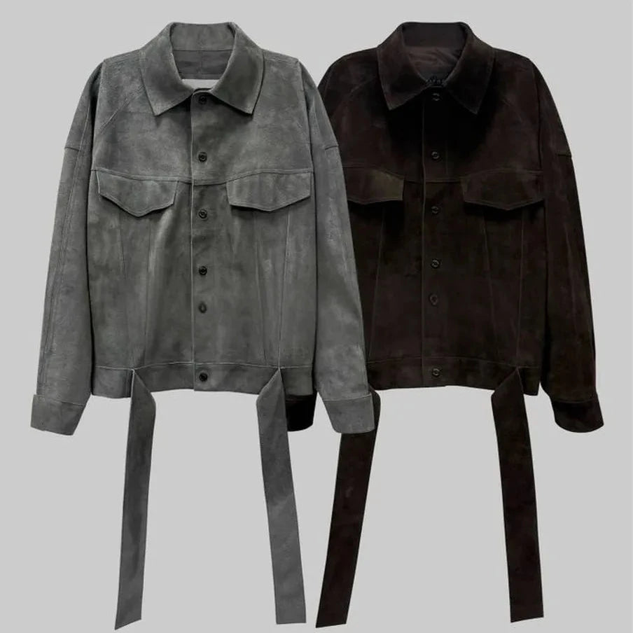 Suede Utility Jacket