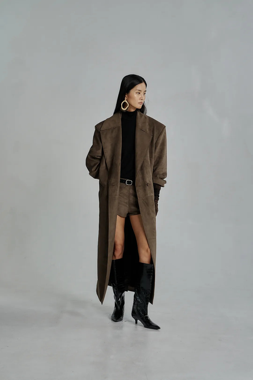 The Velora Shorts - Brown