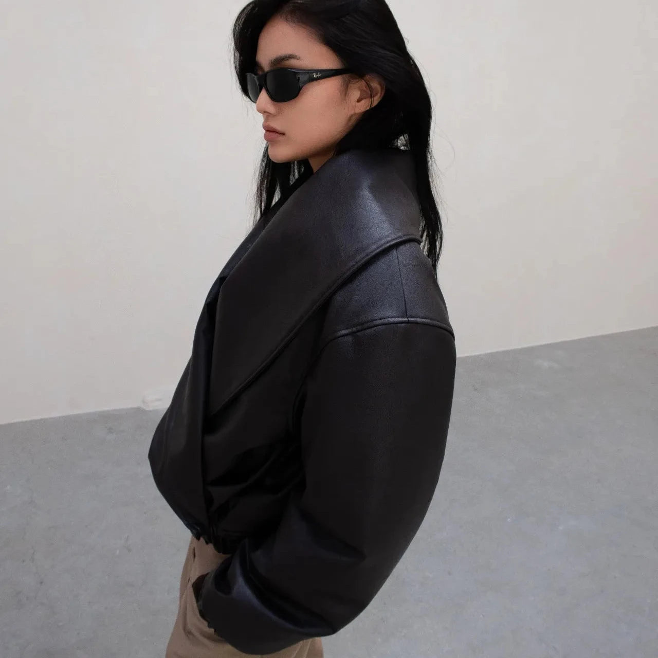 The Marlowe Vegan Leather Jacket