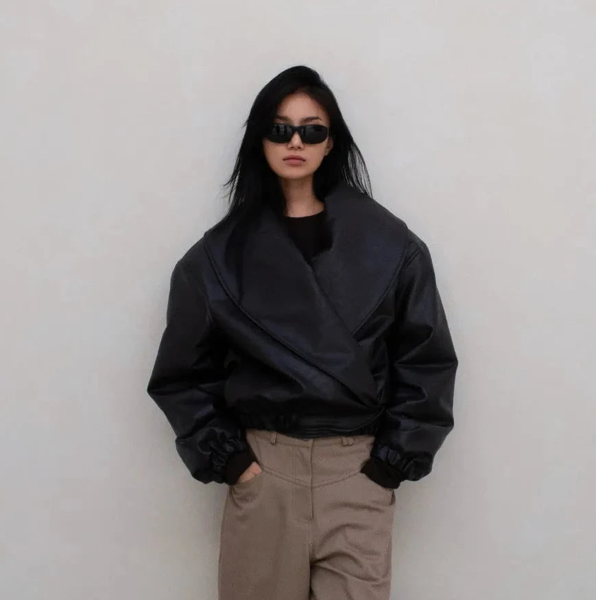 The Marlowe Vegan Leather Jacket