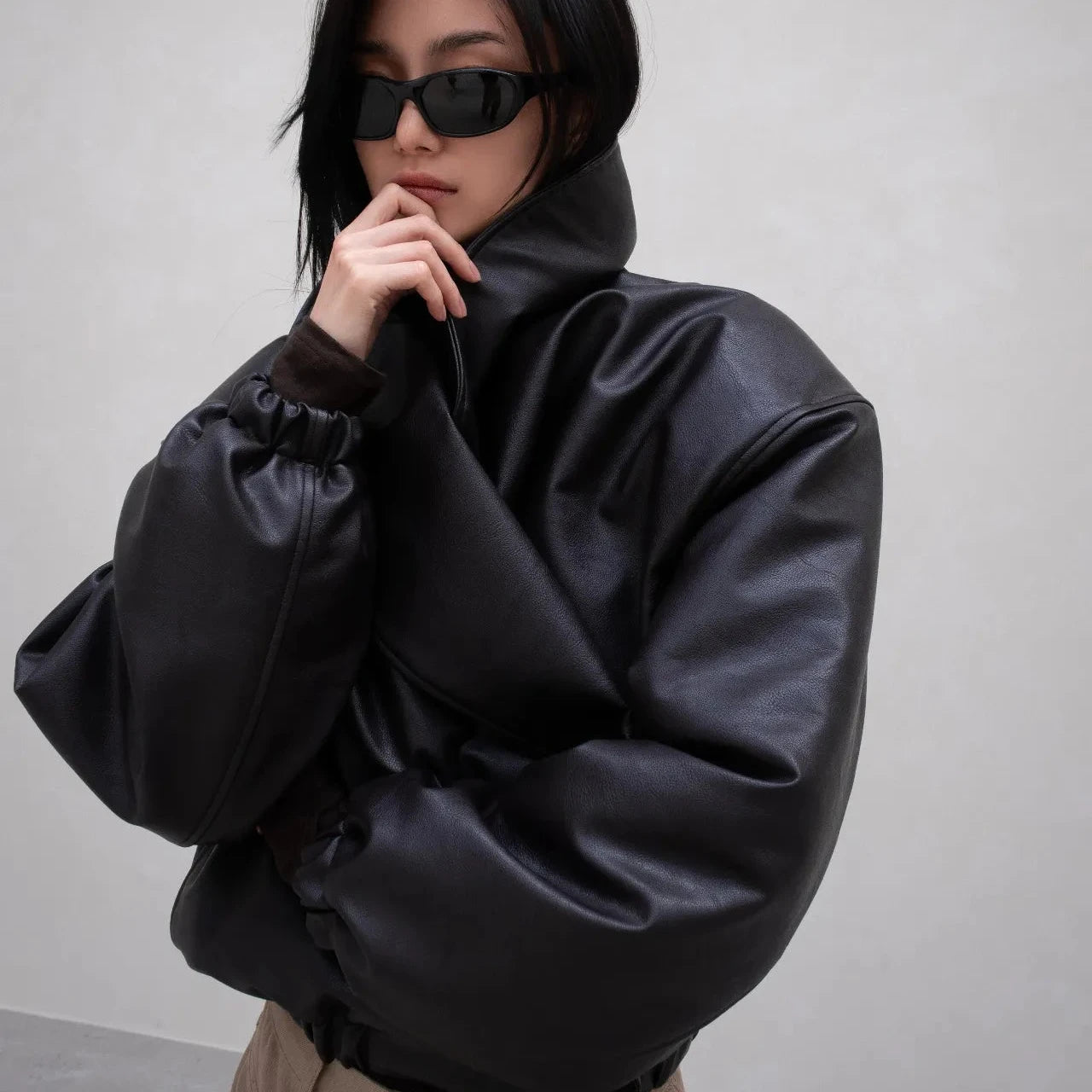 The Marlowe Vegan Leather Jacket